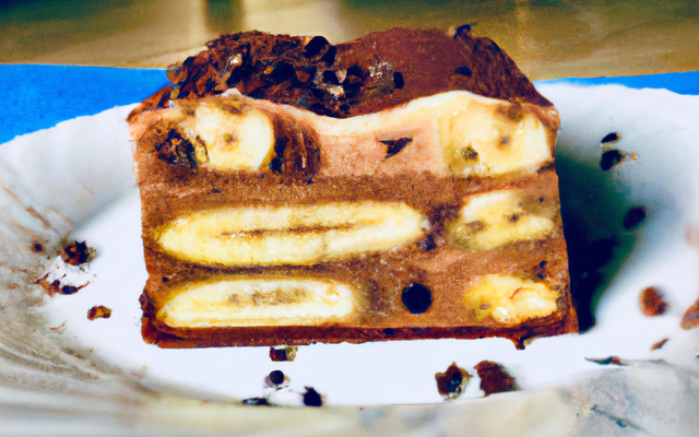 Gâteau banane & chocolat