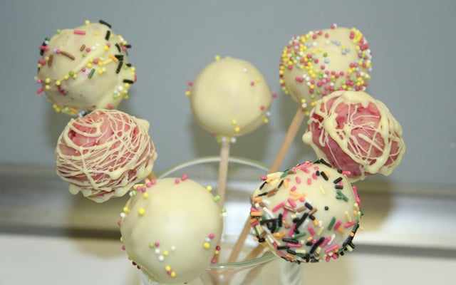 Cake pops citron et framboises