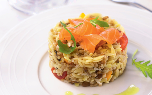 Salade fraîcheur de Céréales de Campagne Tipiak au saumon