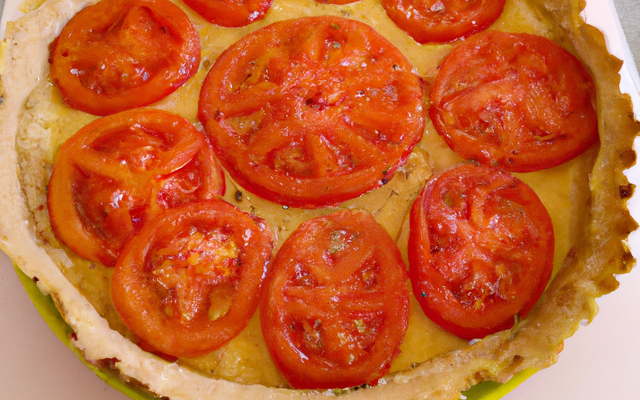 Tarte simple à la tomate