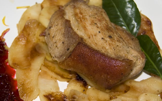 Cochon de lait au yuzu et kafir