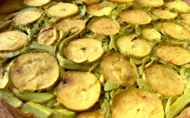 Tourte de pommes de terre à l'avocat