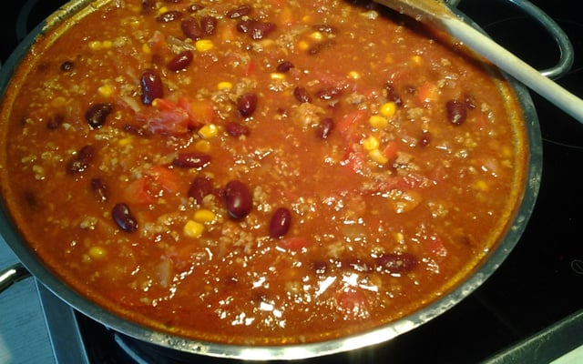 Chili con carne de chef
