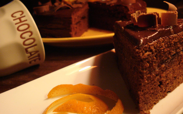 Moelleux chocolat aux zestes d'orange