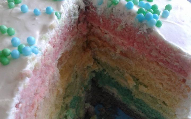 Rainbow Cake économique
