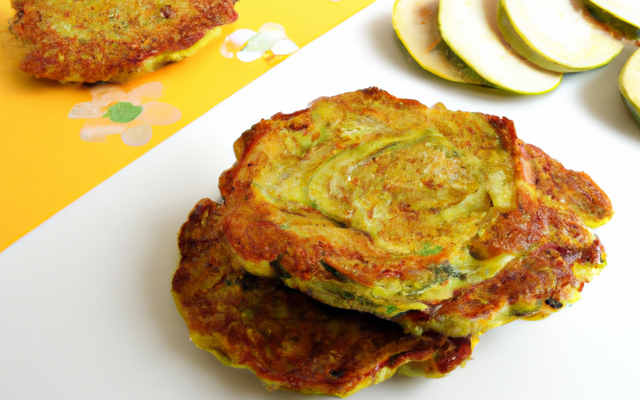 Galettes de pommes de terre et courgette