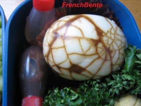 Œuf marbré au thé