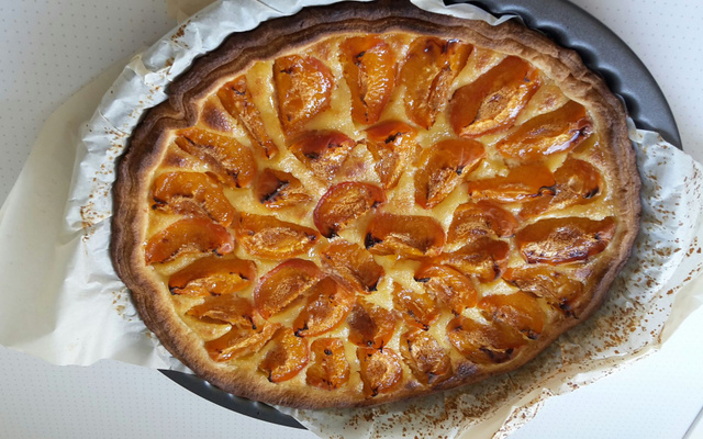 Tarte amandine aux abricots