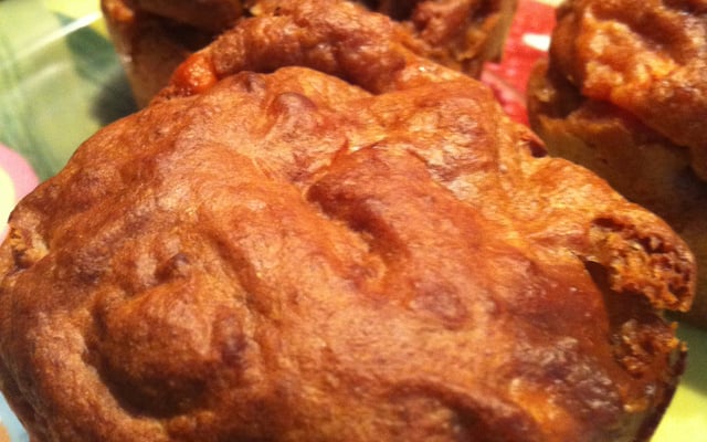 Diet' Muffins Chèvre Tomate (sans œufs) !