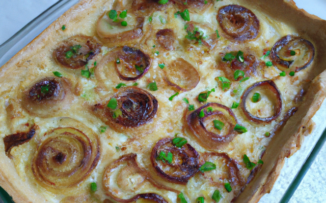 Tarte aux oignons facile