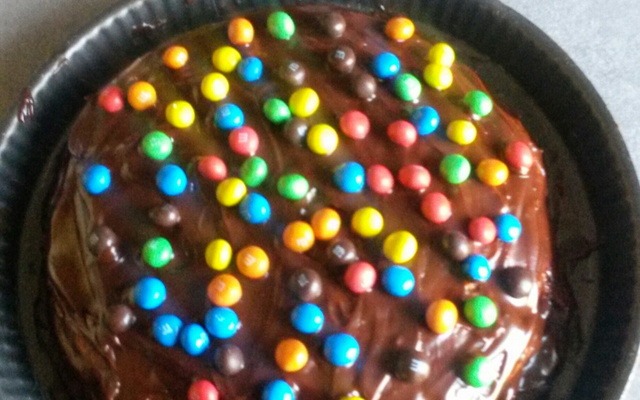 Gâteau aux M&M's