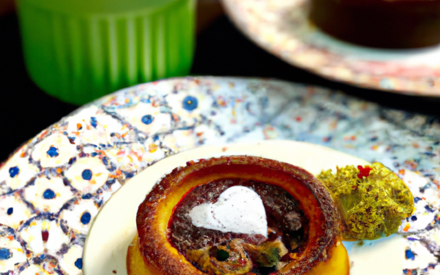 Moelleux au chocolat et pralines au cœur coulant de crème brûlée à la pistache