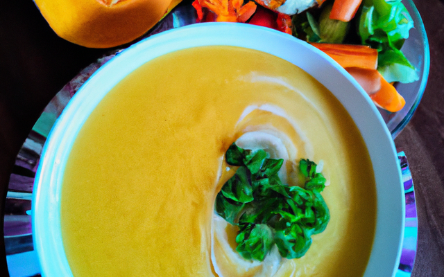 Velouté de courge à la châtaigne