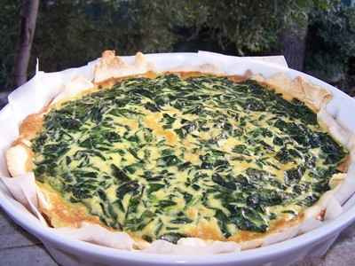Quiches aux épinards