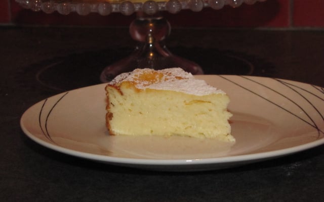 Gâteau mousseux au lemon curd (Käsküeche)