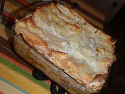 Lasagnes aux épinards