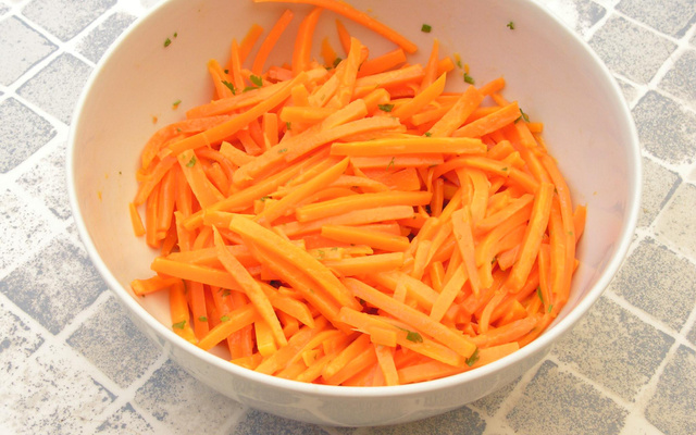 La salade de carottes