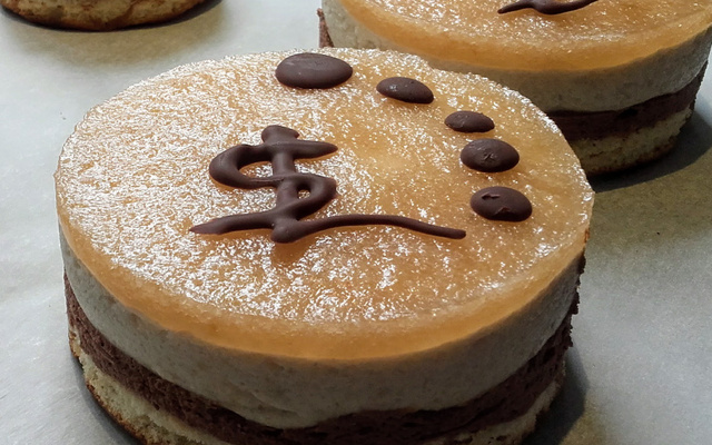 Bavarois poires et chocolat