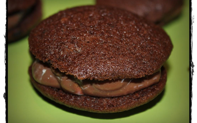 Whoopies chocolat caramel