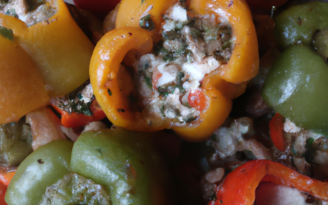 Poivrons farcis simples