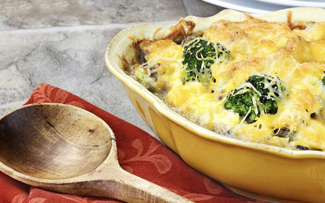 Gratin de légumes au Bresse Bleu