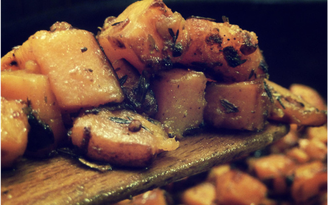 Patate douce sautée aux épices cajun