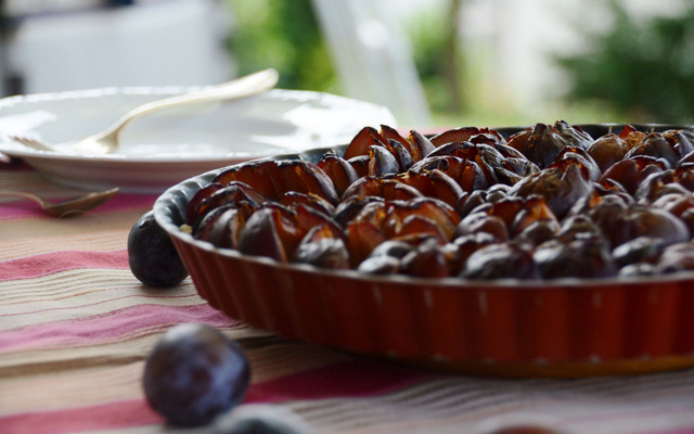 Tarte d'été aux quetsches