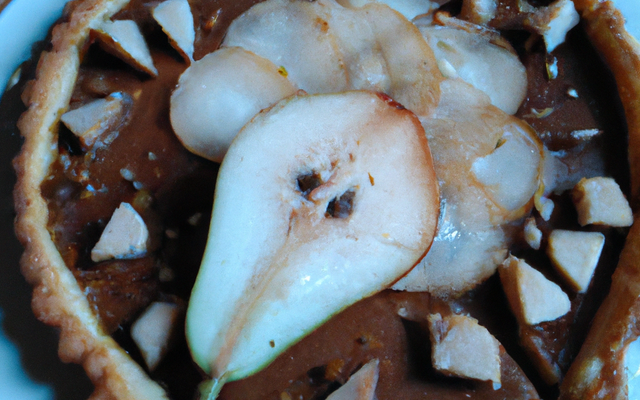 Tarte poire chocolat classique