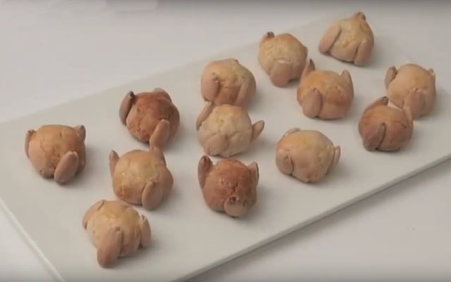 Petits fours aux amandes ou Bethmäennchen