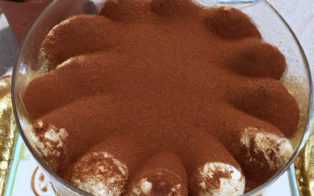 Tiamisu au café sans alcool