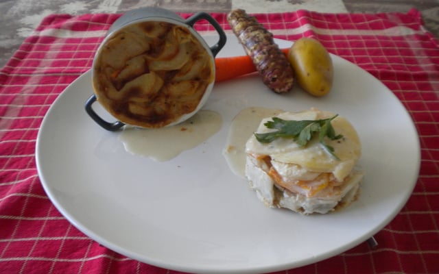 Gratin façon dauphinois aux légumes