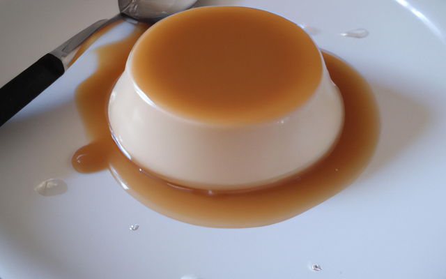 Pannacotta vanille et caramel au beurre salé
