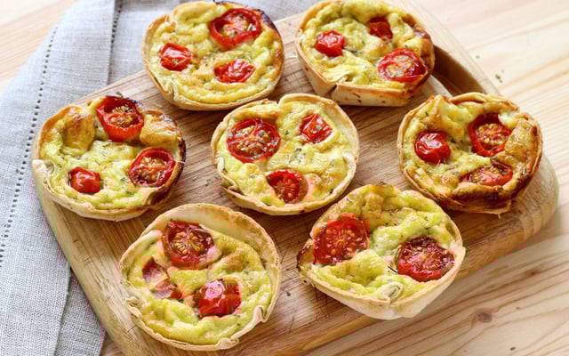 Mini-quiches tortillas
