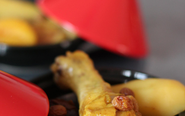 Tajine aux abricots et pruneaux