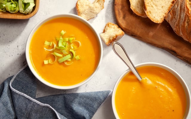 Duo de citrouille et de poireau