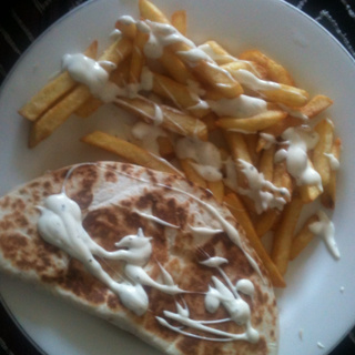 Tortillas de blé aux dés de poulet