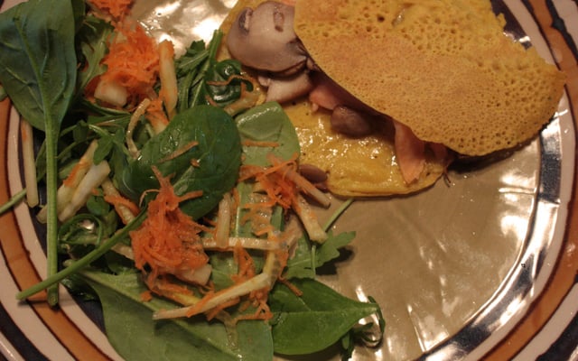 Saumon façon Banh Xeo