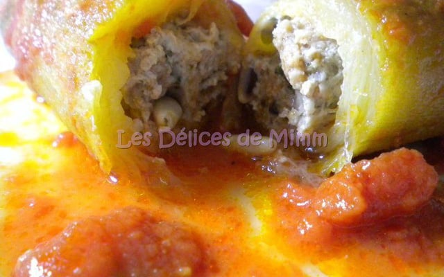 Courgettes farcies à la libanaise (Cheikh El Mehchi)