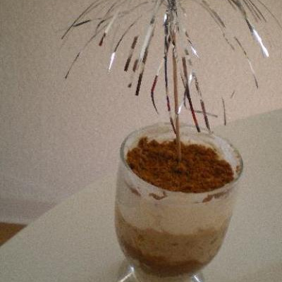 Verrine aux pommes et spéculos