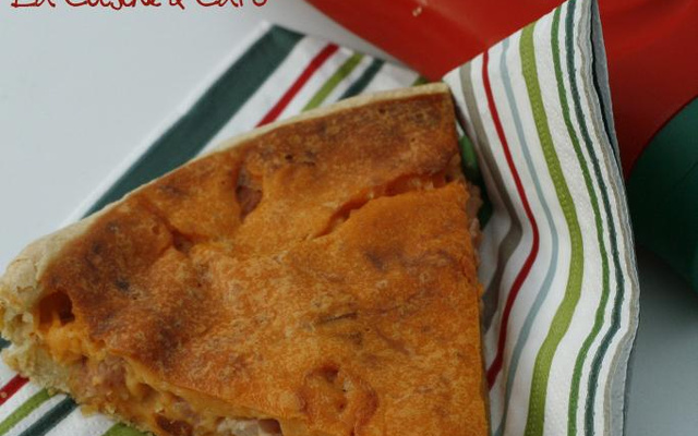 Tarte jambon ketchup