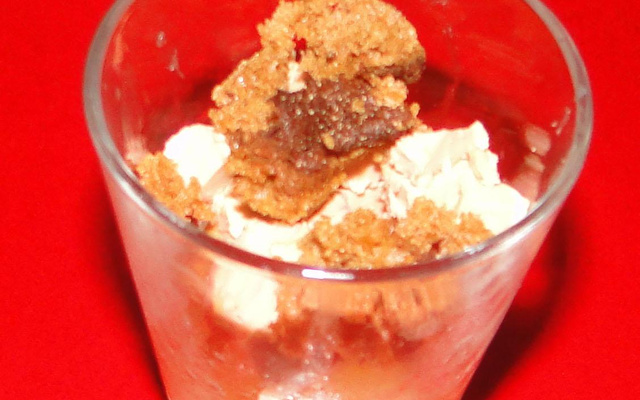 Crumble ananas et foie gras