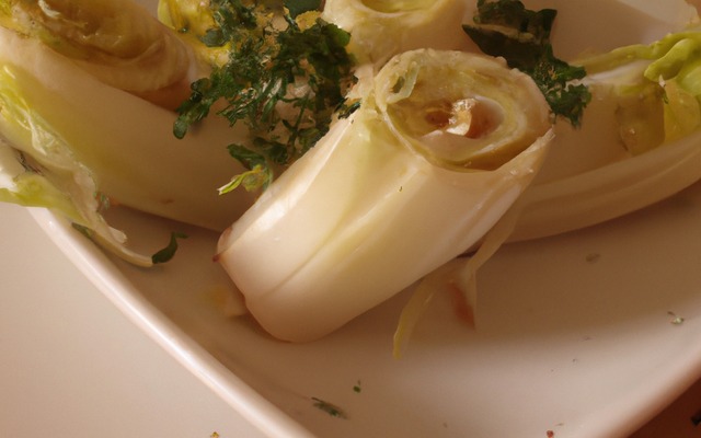 Roulé d'endives au lard