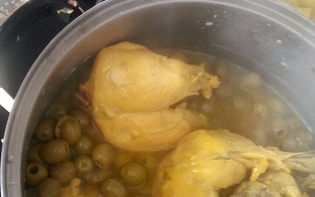 Tajines au poulet et aux olives
