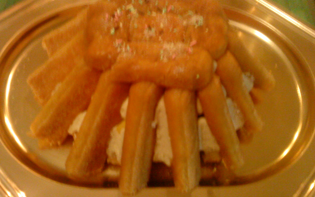 Charlotte à la mangue façon tiramisu