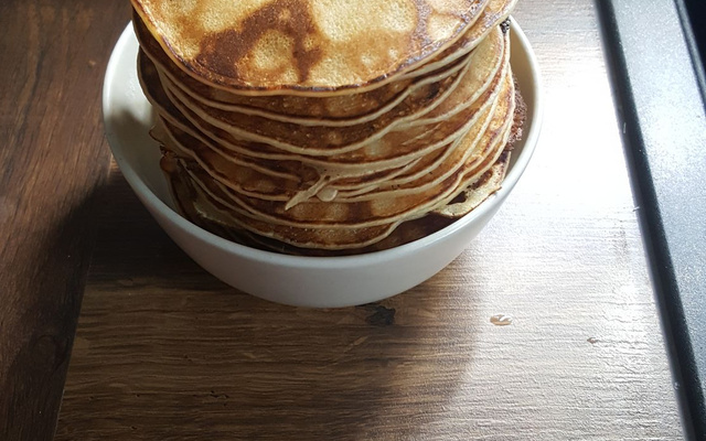 Pancakes à la banane tout dorés