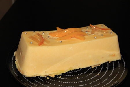 Bûche glacée à la mangue