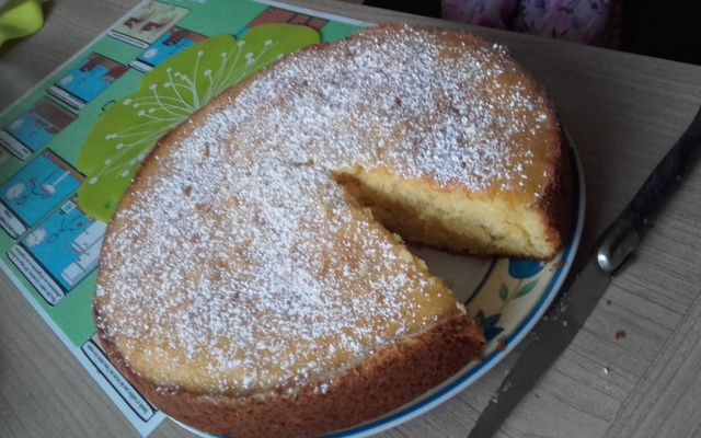 Gâteau au yaourt et aux pommes