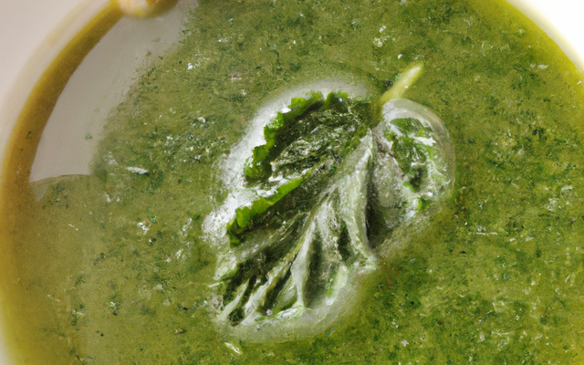 Délicieuse soupe aux orties