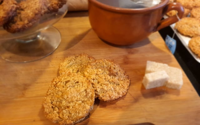 Cookies aux flocons d'avoine et aux pommes