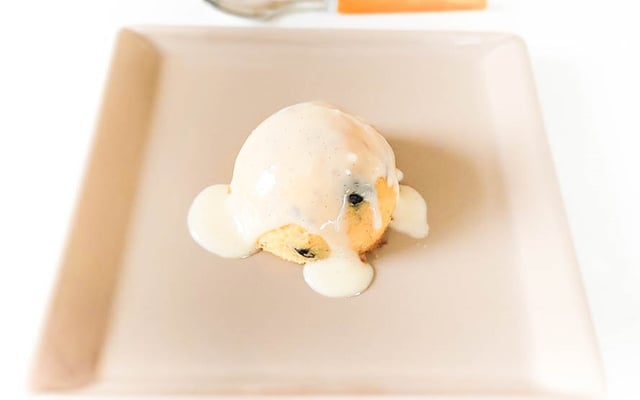 Gâteau de polenta aux fruits secs